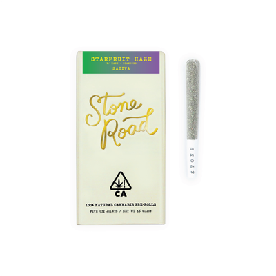 Stone Road Infused Prerolls Starfruit Haze 5 Pack