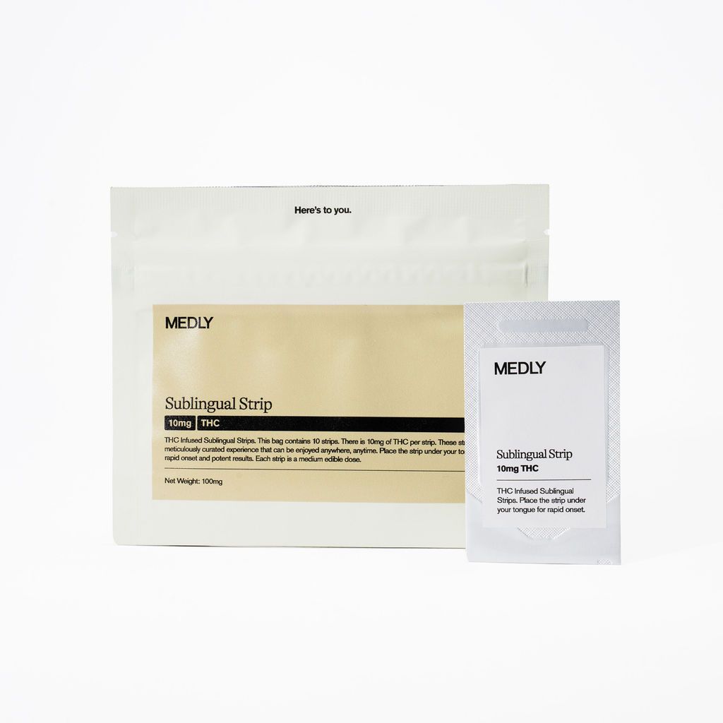 Medly 10mg Cannabis Sublingual Strips