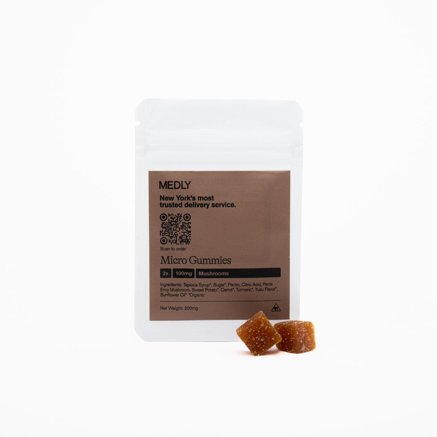 Medly Micro Mushroom Gummies Sample 2 Pack