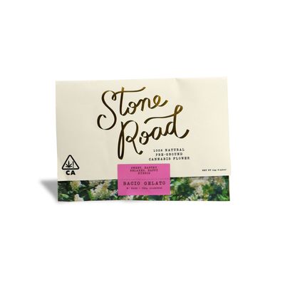 Stone Road Bacio Gelato Infused Pre-Ground Flower Pouch