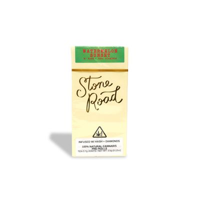 Stone Road Infused Preroll Watermelon Sunset 10 Pack