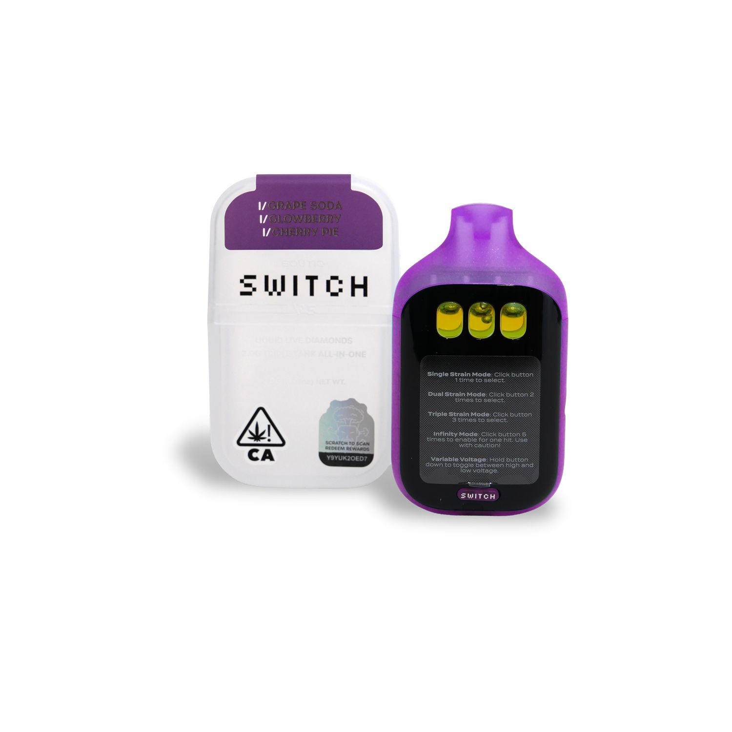 Boutiq Switch Indica 2g All-In One Vape
