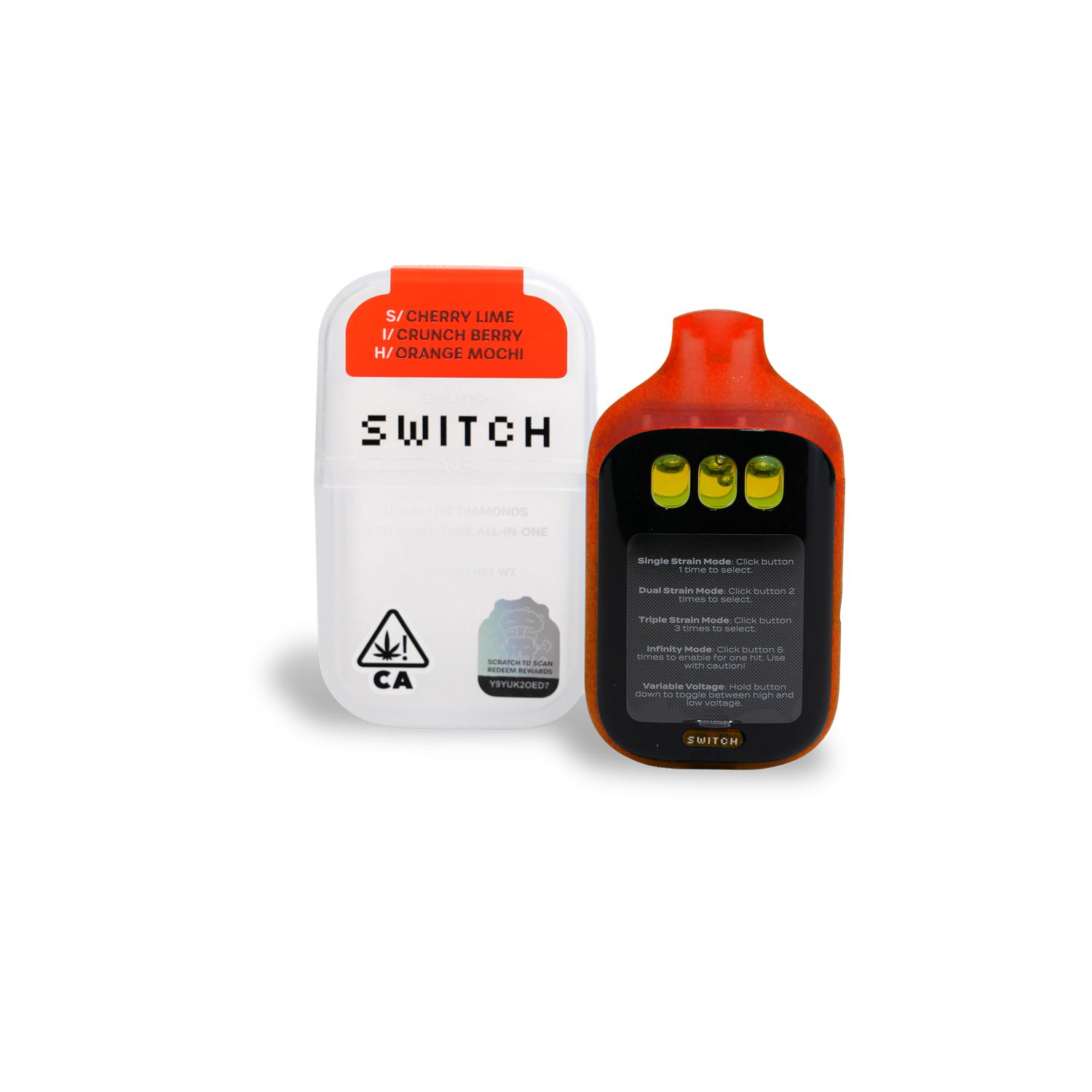 Boutiq Switch Triple Strain 2g All-In One Vape