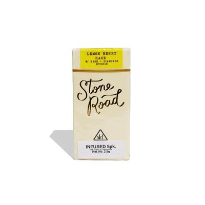 Stone Road Lemon Berry Haze 5 Pack Infused Prerolls