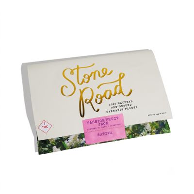 Stone Road Passionfruit Jack Infused Pre-Ground Flower Pouch