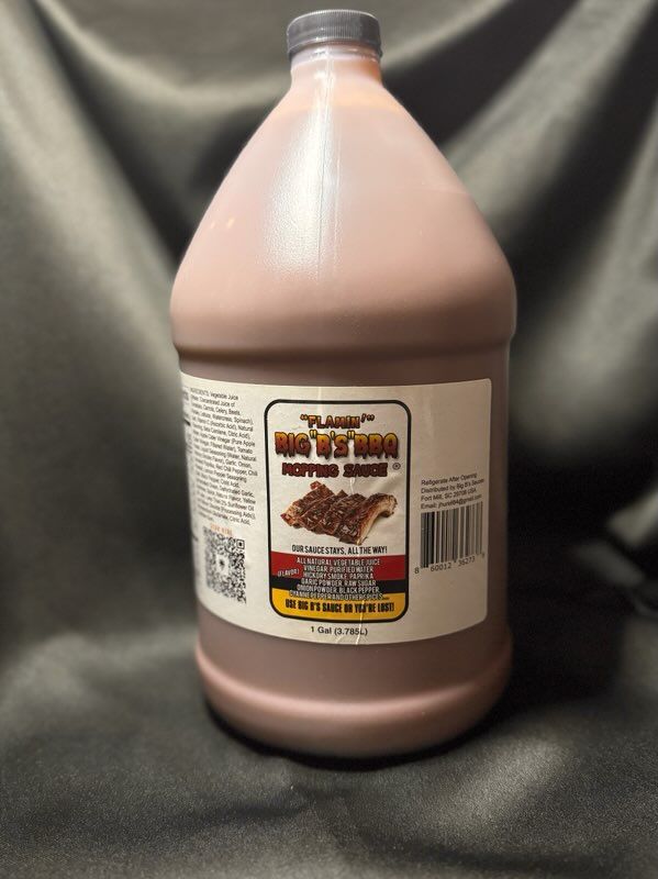 BIG B&#39;S &quot;FLAMIN&#39;&quot; BAR-B-Q SAUCE GALLON