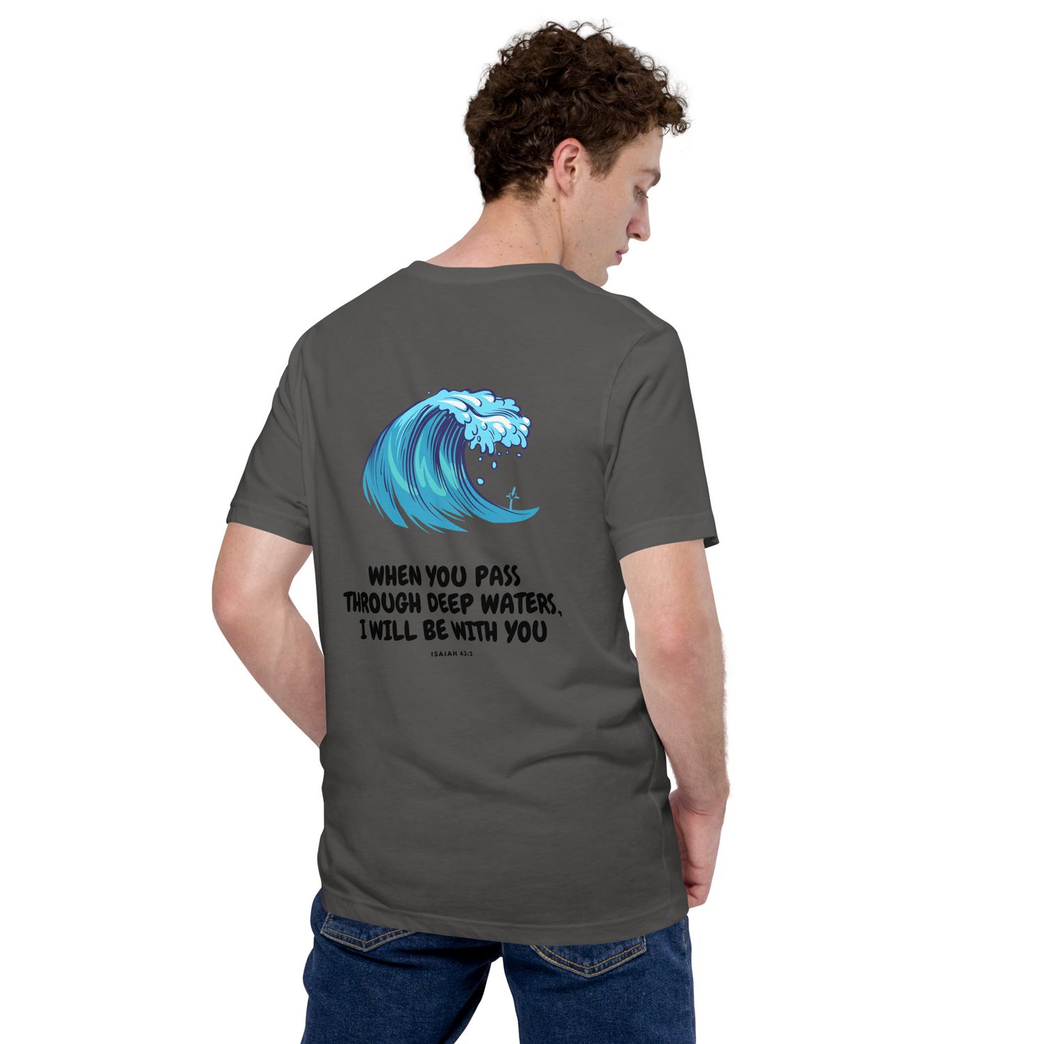 Ocean Wave Print Tshirt