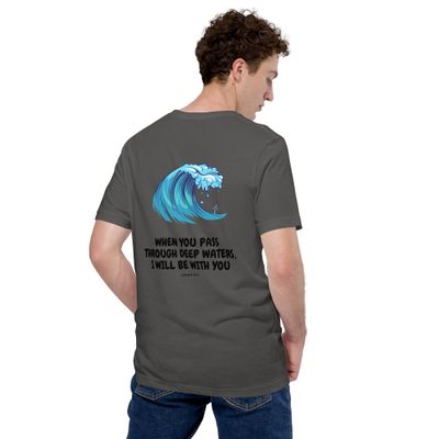 Ocean Wave Print Tshirt