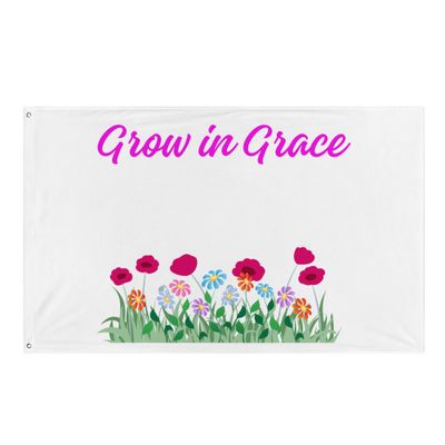 Grow in Grace Wall Banner