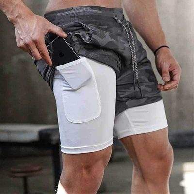 2 In 1 Double-deck Sport Shorts