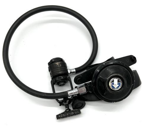U.S. Divers Conshelf BLACK Single Hose Regulator 1965