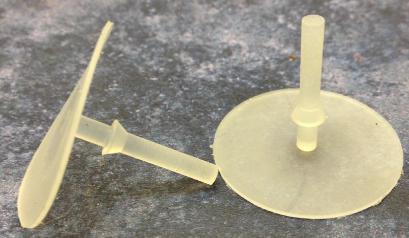 Double Hose Regulator Mouthpiec Valves "New Compound" ( 2 pc) set