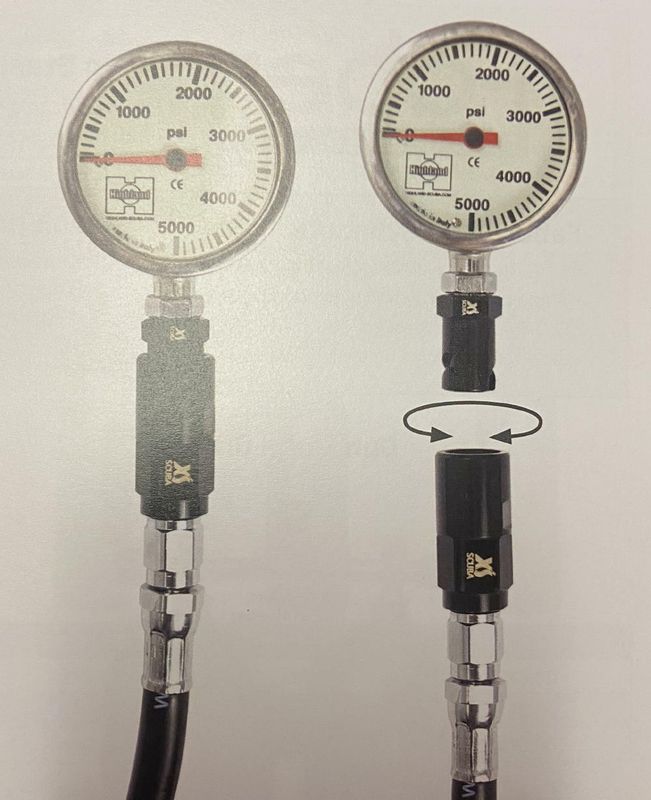 XS Scuba HP Hose Quick Disconnect AC383