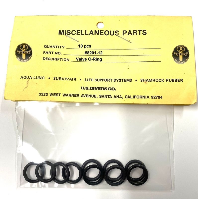 US Divers Tank Valve O-Ring 8201-12  ( 10 pc pack )