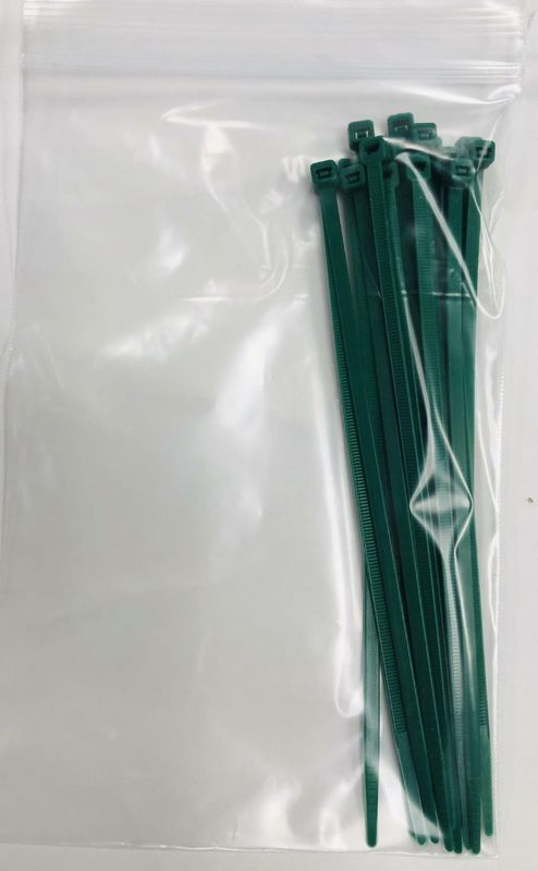 Nylon Zip Ties 50 lb Tensile Strength - Green