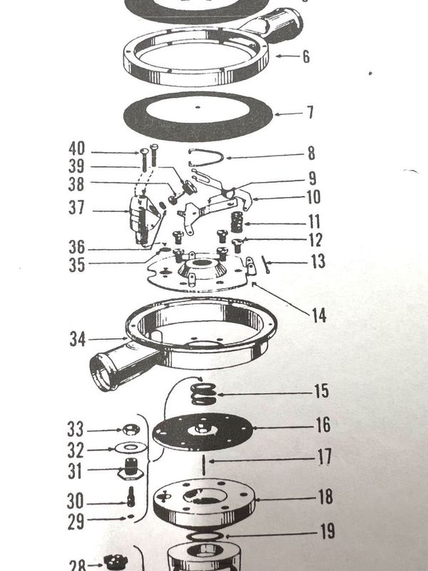 DACOR Double Hose Spring Retainer Screw ( 5 ) R4132