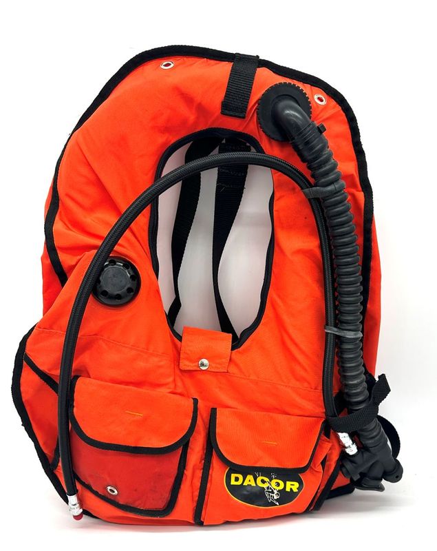 DACOR Horse Collar BCD "Org" #1 new bladder "Heritage Dive"