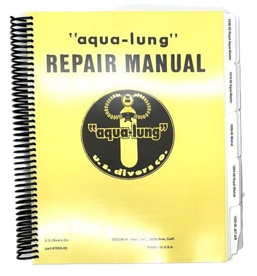 Aqua Lung Double Hose Regulator Service Manual DLX with Addendum