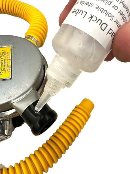 Bad Duck Duckbill Exhaust Valve Install Lube