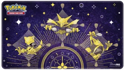 Abra Evolutions White Stitched Playmat for Pokemon - Ultra Pro Playmats