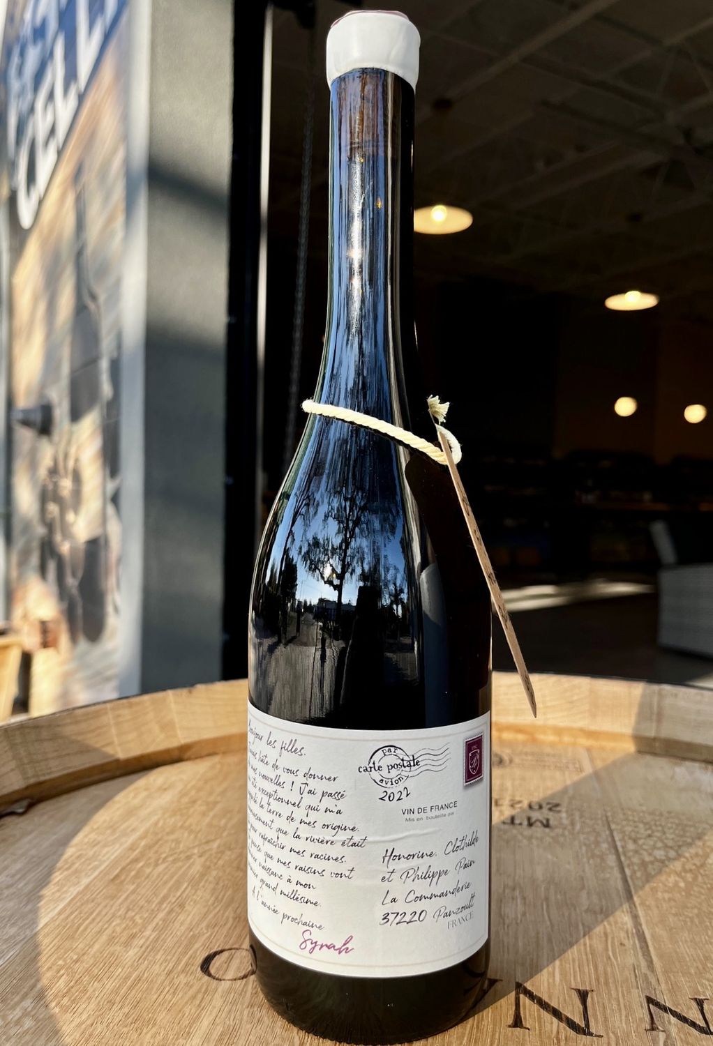 2022 Domaine de la Commanderie, Syrah 'Carte Postale' Loire Valley, FR