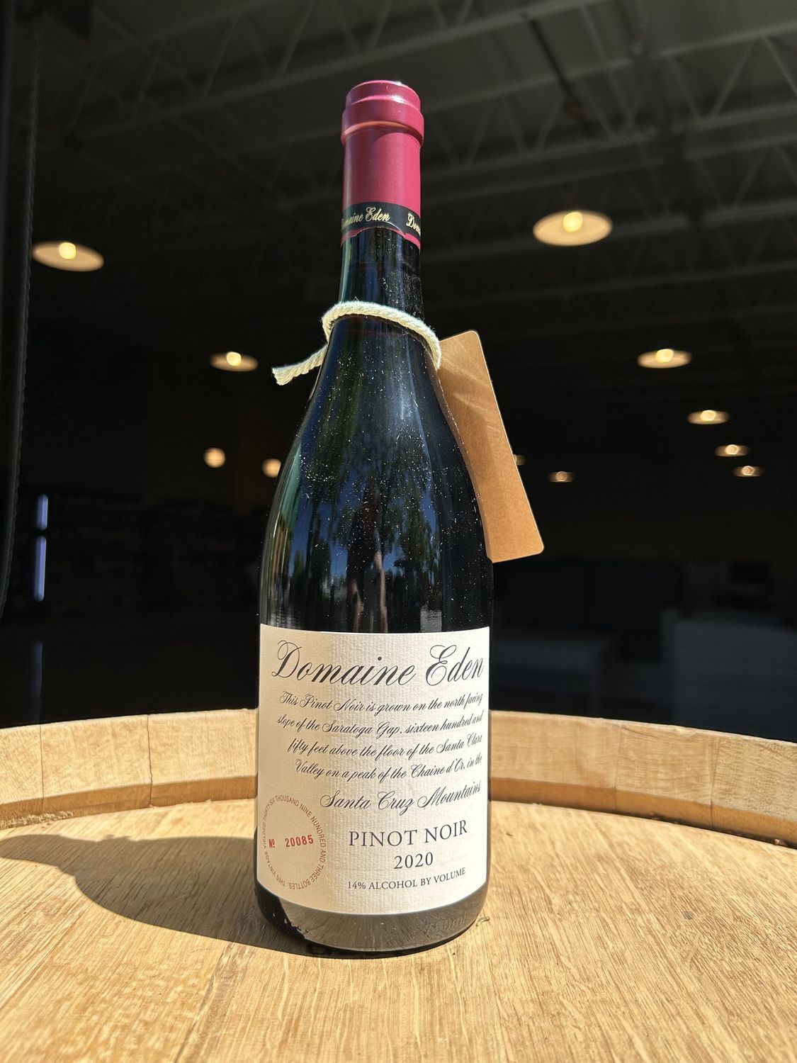 2020 Domaine Eden, Pinot Noir, Santa Cruz Mountains, CA