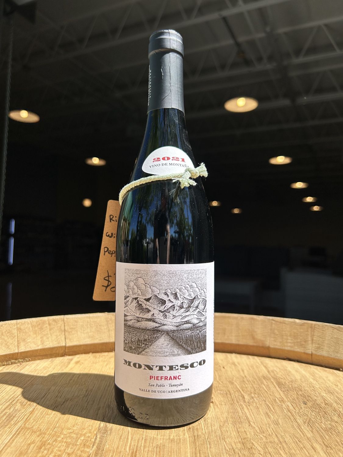 2021 Montesco, Cabernet Franc 'PieFranc', Uco Valley