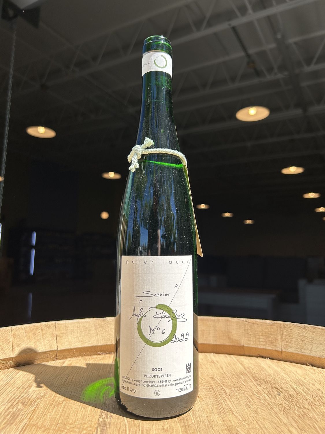 2022 Peter Lauer, Riesling  'Senior No 6', Ayler Kupp, Saar, Mosel, Germany