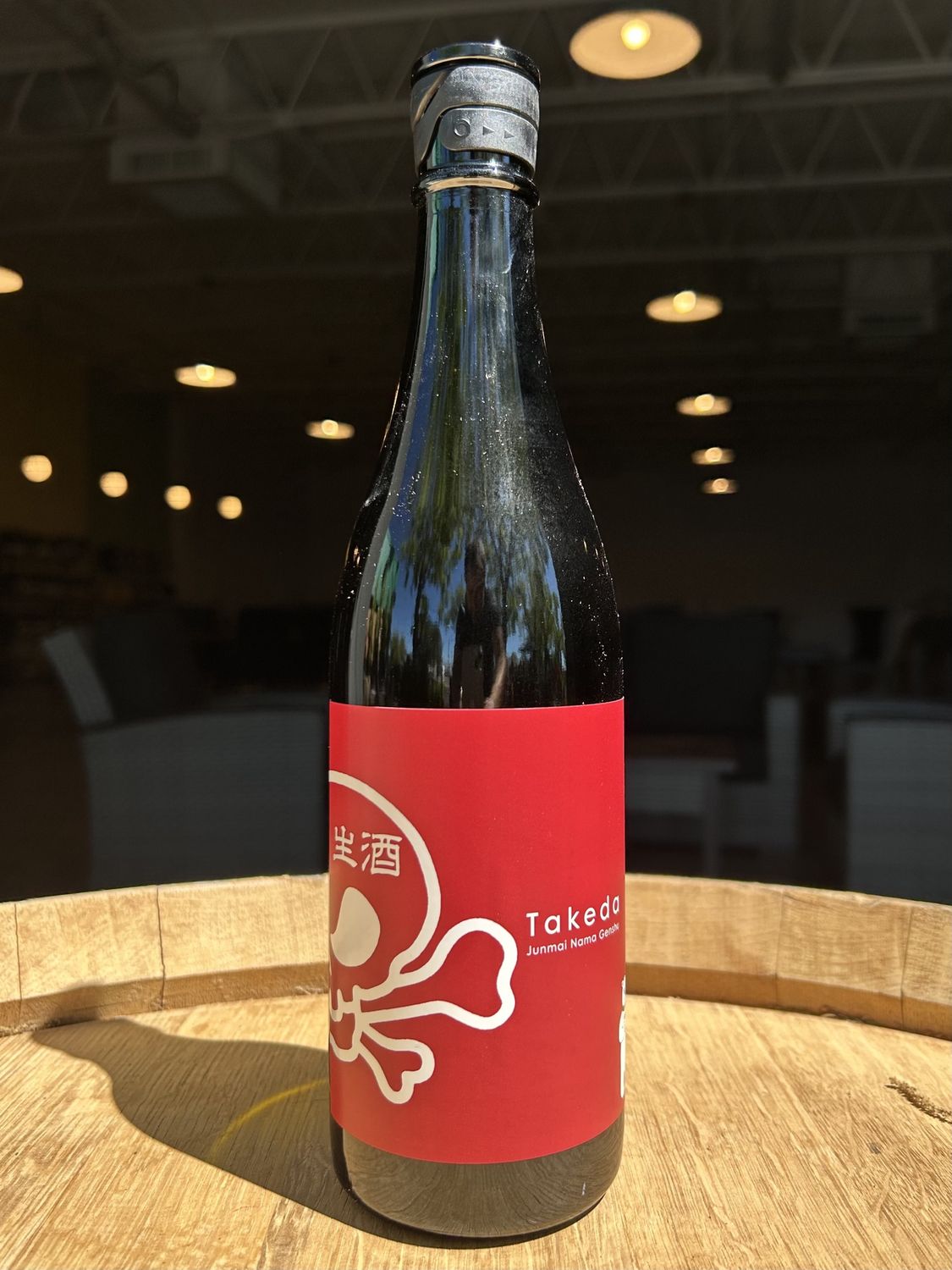 Takeda 'Red Skull' Junmai Muroku, Nama Genshu sake, Niigata, Japan