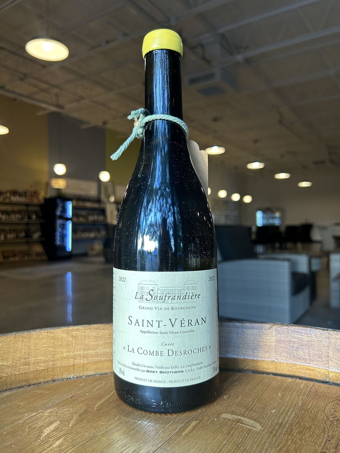 2022 Domaine La Soufrandiere, 'La Combe Desroches', Saint-Veran, Macon, Burgundy, France