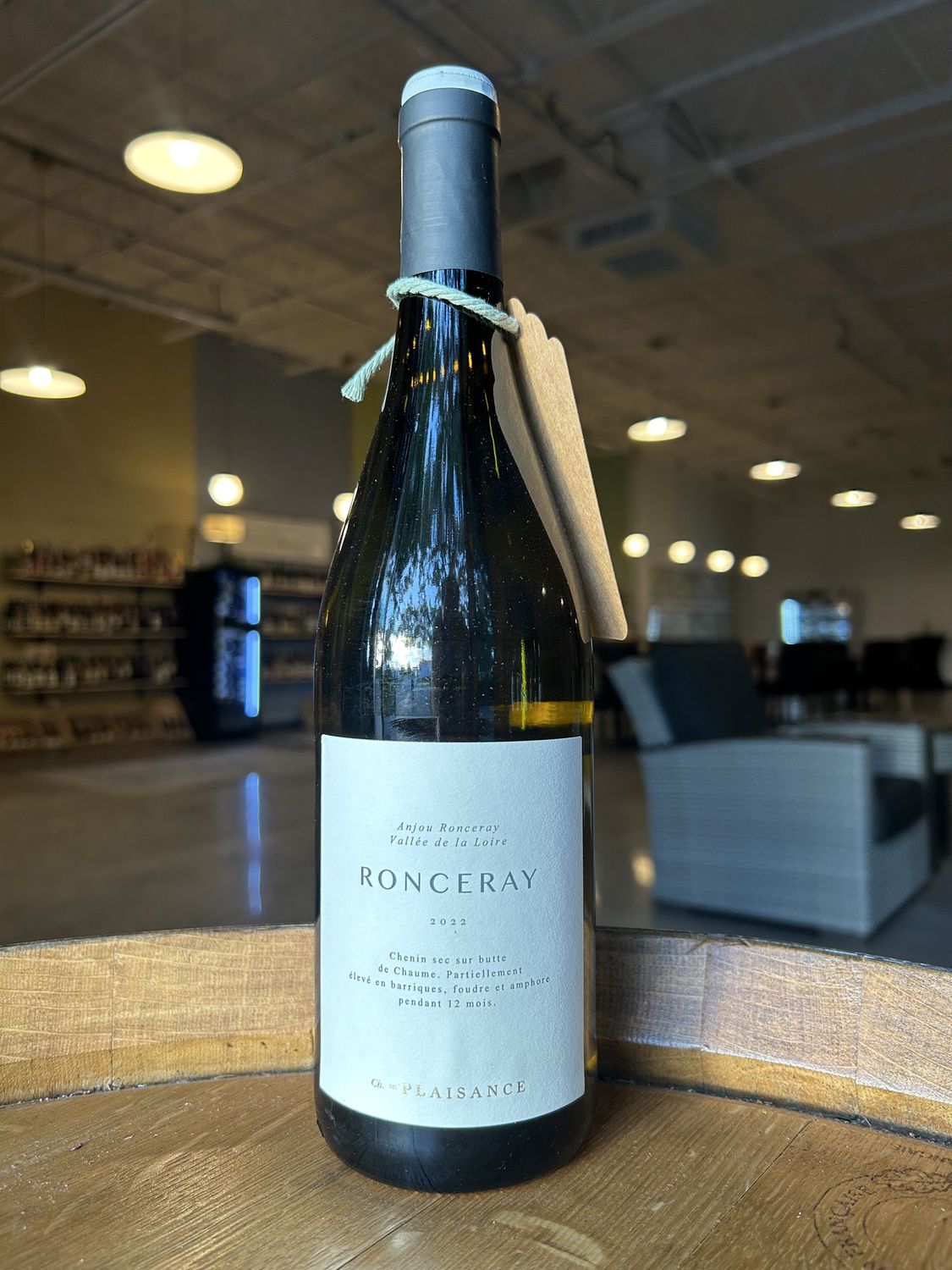 2022 Chateau de Plaisance, 'Ronceray', Chenin Blanc, Chaume, Anjou, Loire, FR