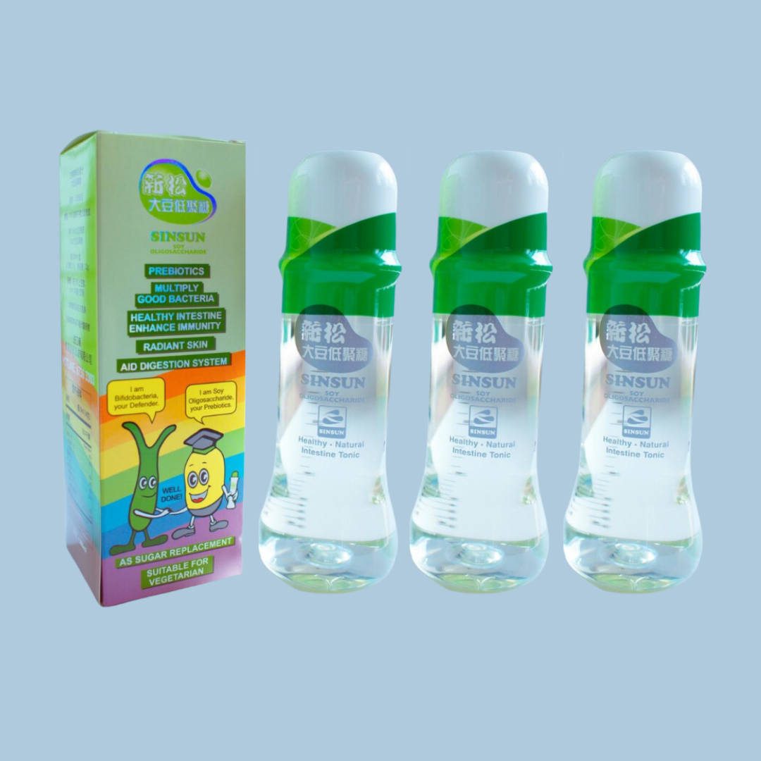 SinSun Soy Oligosaccharide (3 Bottles)