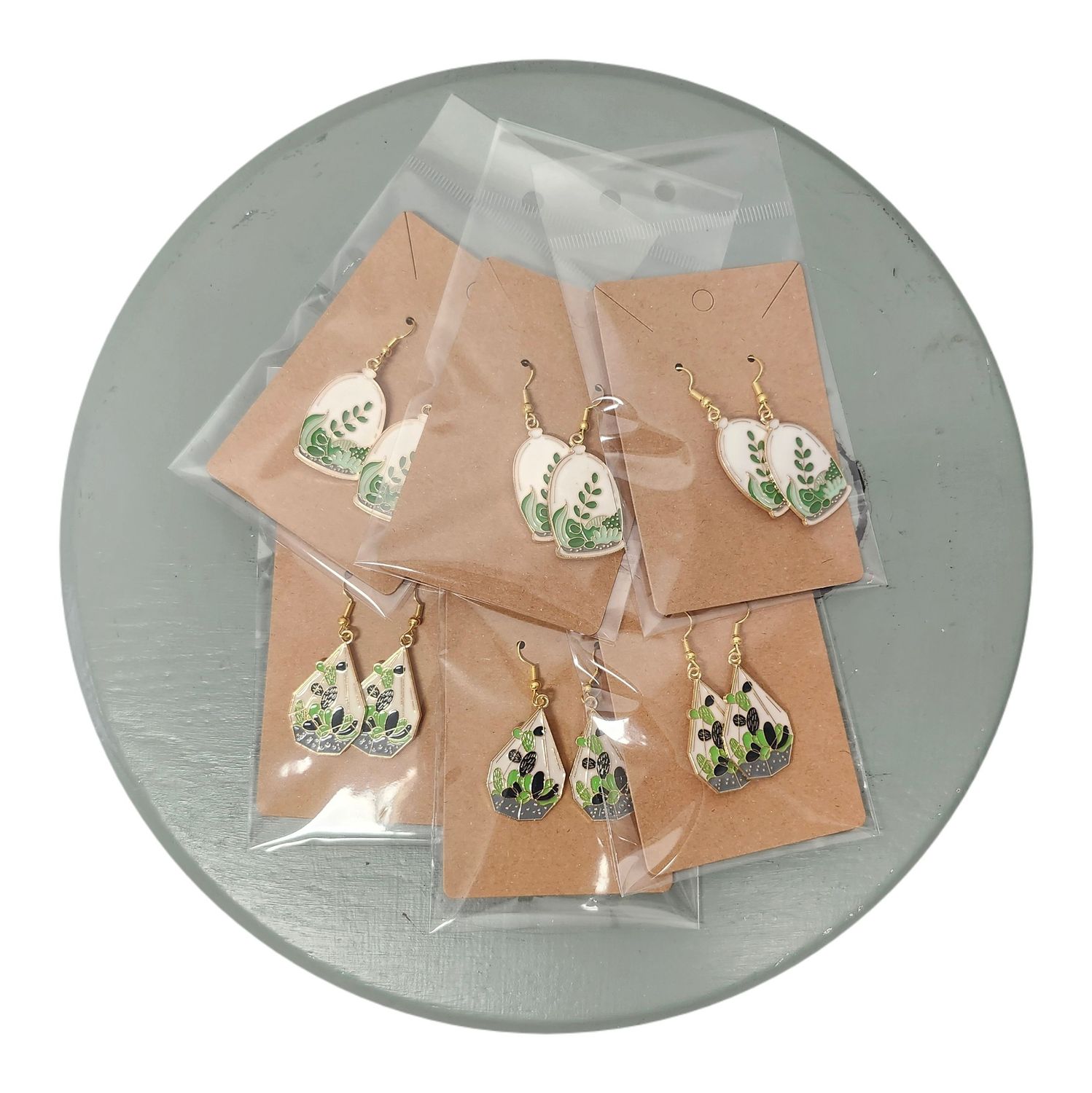 CACTUS TERRARIUM EARRINGS