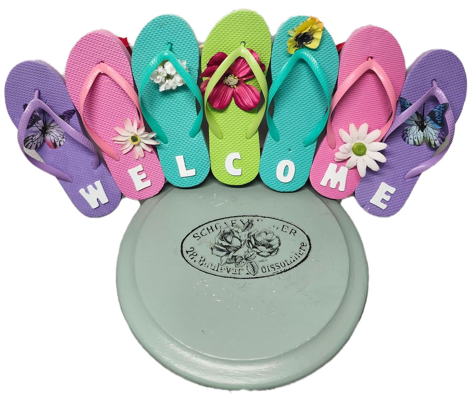FLIP FLOP WELCOME SIGN