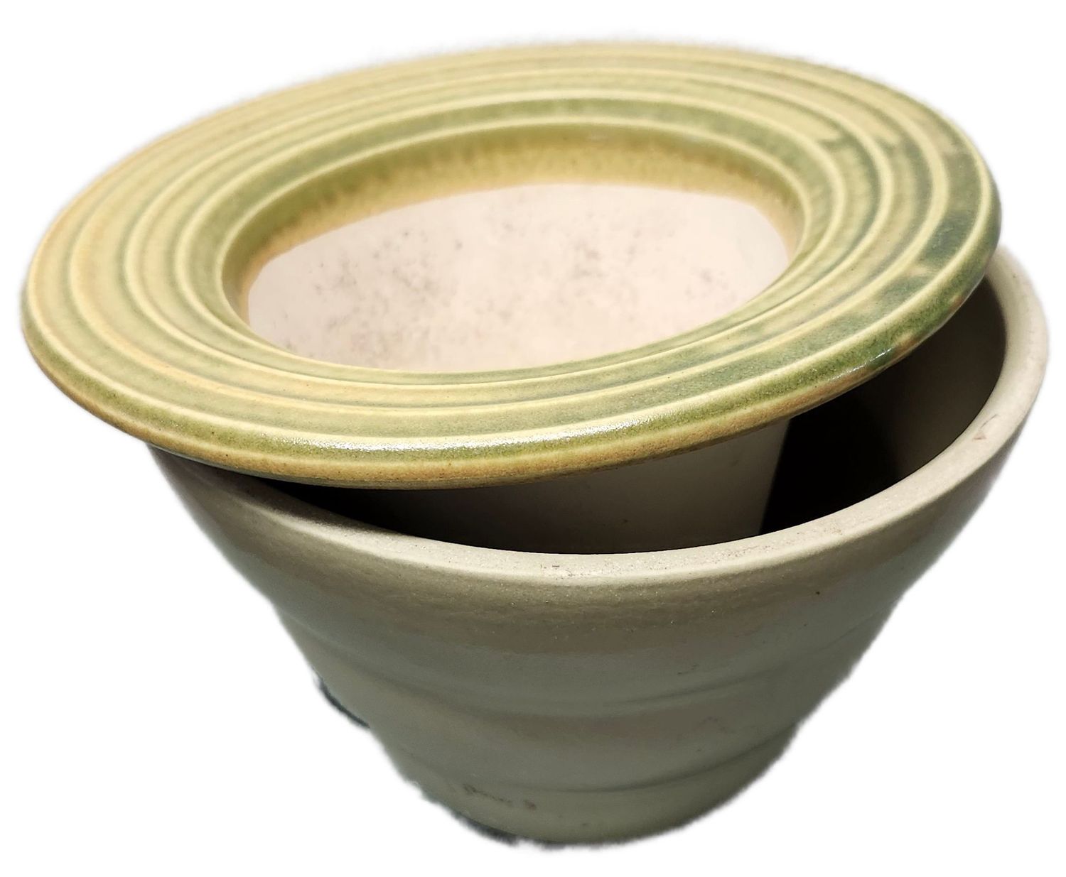 SELF WATERING POT 6&quot; CERAMIC