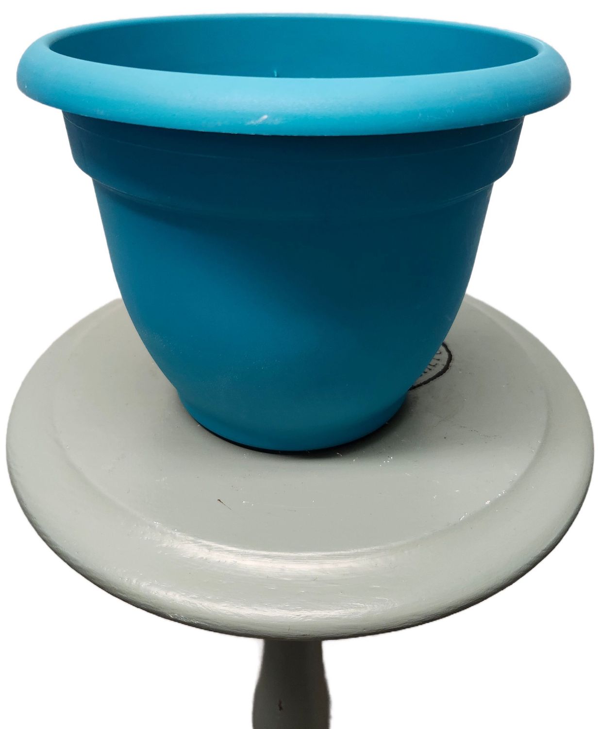 PLASTIC SELF WATERING POT 8-10&quot; - TEAL