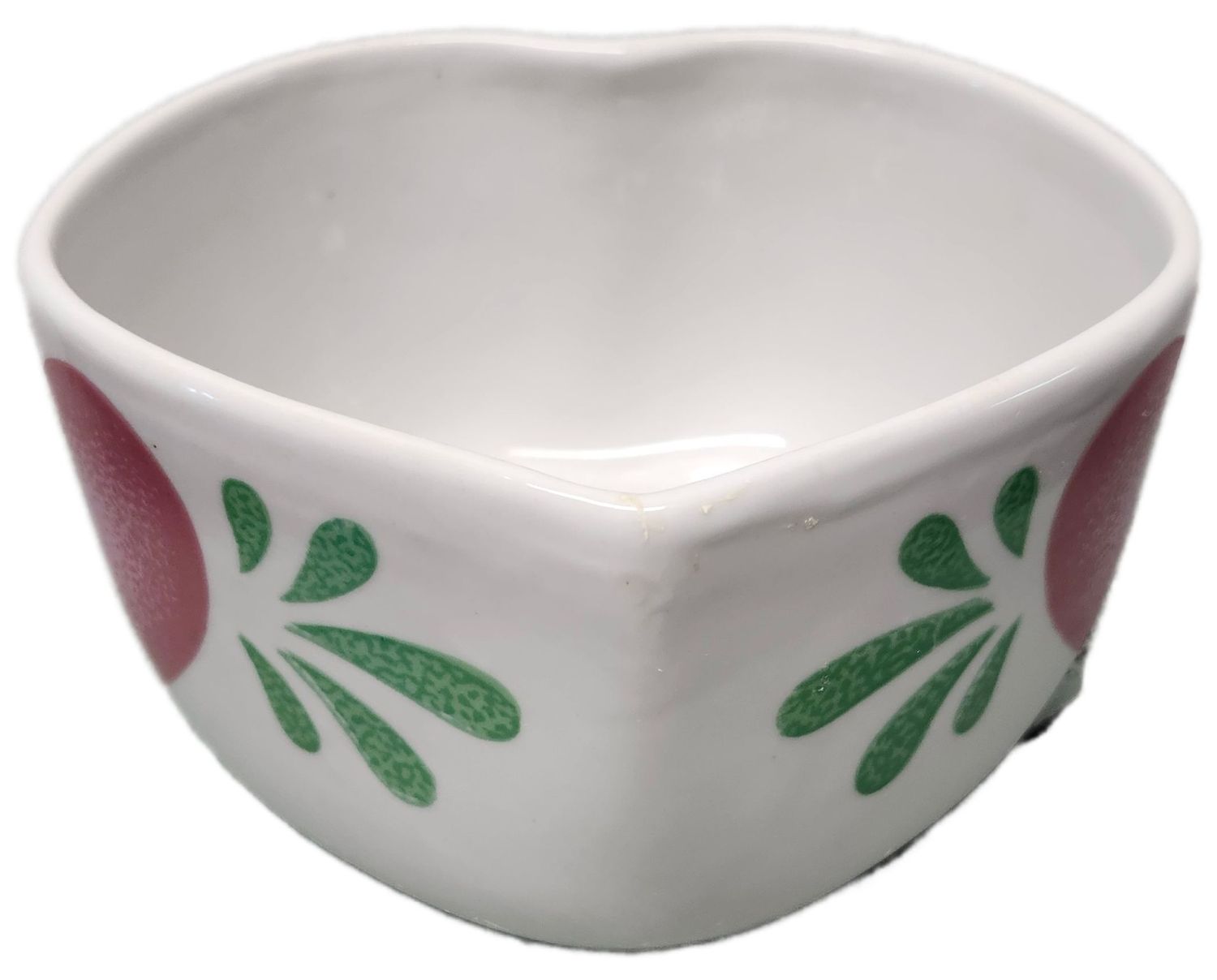 CERAMIC HEART POT 6&quot;