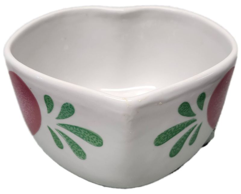 CERAMIC HEART POT 6&quot;
