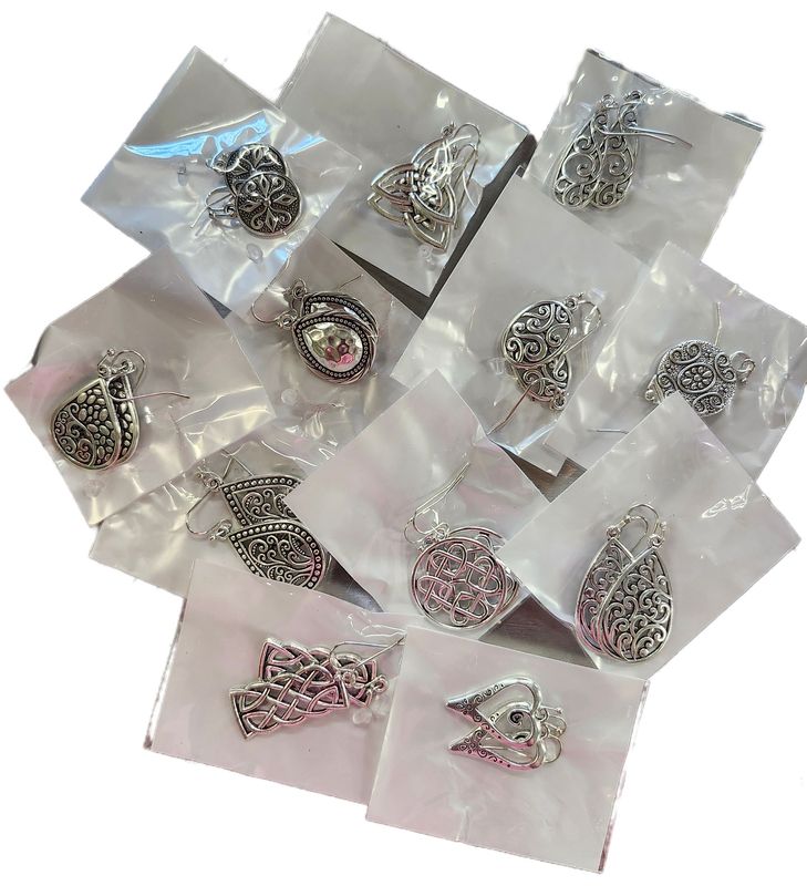 CELTIC EARRINGS - ASST