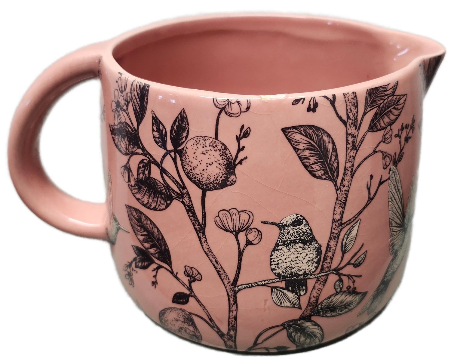 CERAMIC POT 5&quot; NO DRAIN - PINK PITCHER