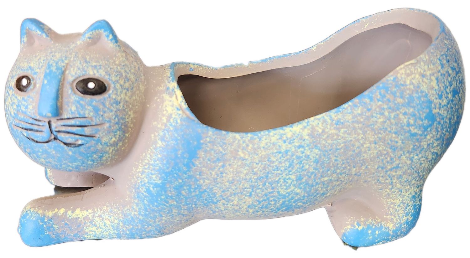 CERAMIC CAT TAIL POT
