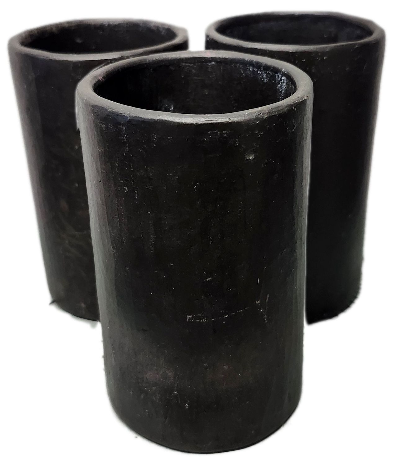 CERAMIC POT 3&quot; - ROUGH DARK