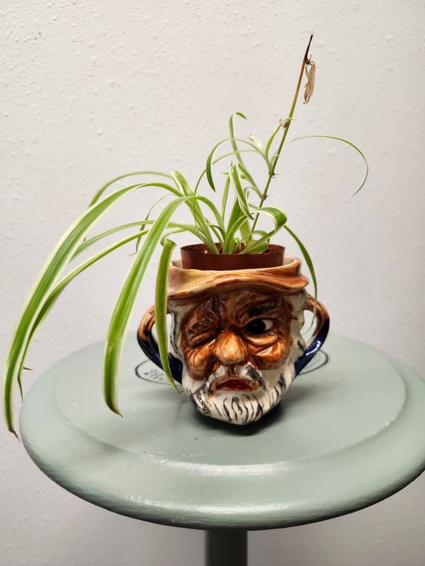 CERAMIC POT 3&quot; - OLD FISHERMAN