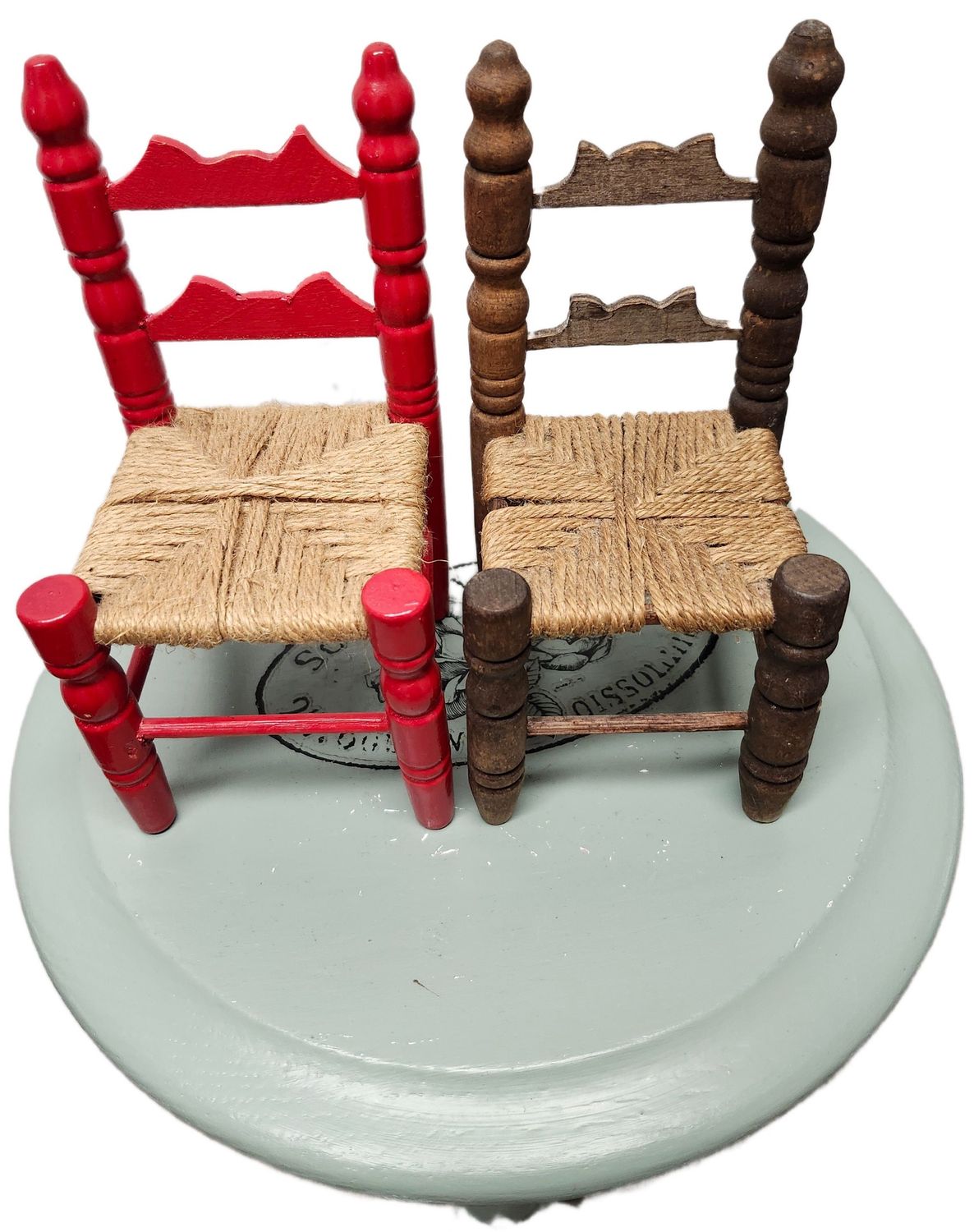 MINI WOOD CHAIR 8&quot; - ASST