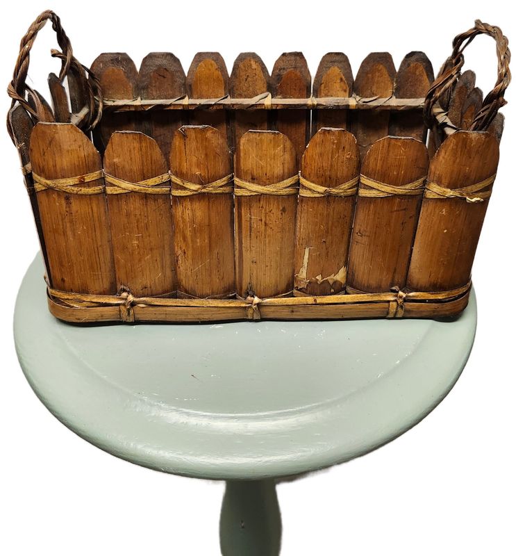 BAMBOO BASKET 5X10&quot;