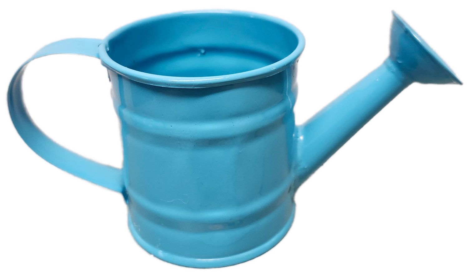 MINI METAL POT 2.5&quot; - BLUE WATERING CAN