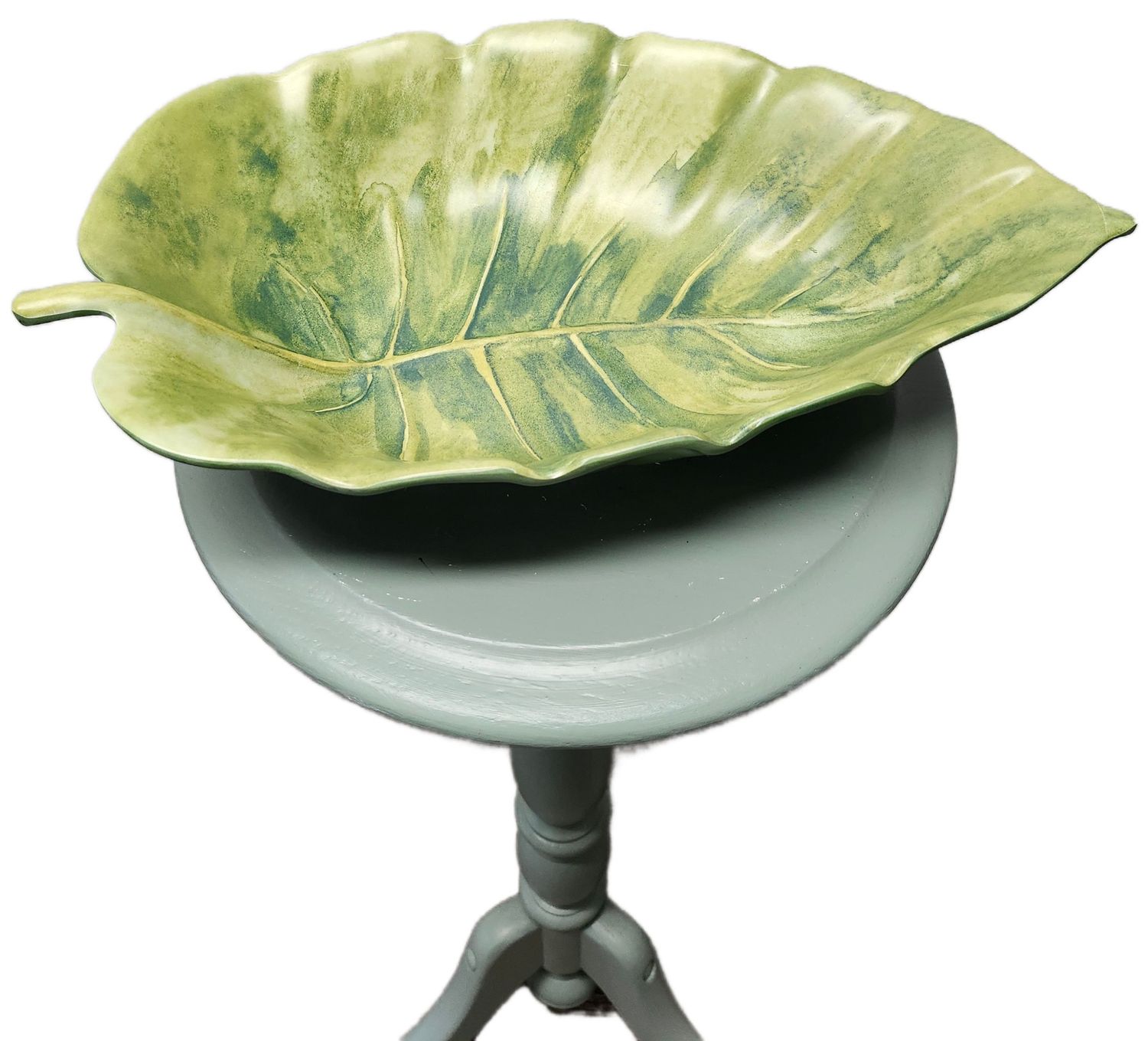 PLASTIC BOWL 9X15 - LEAF