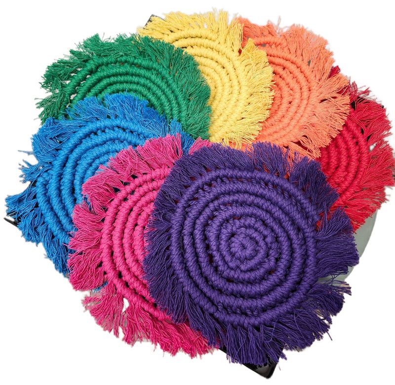 PLANT RUG 6&quot; - MACRAME