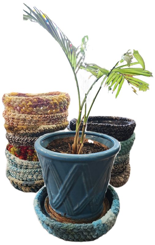 CROCHET DRIP TRAY - 8&quot;