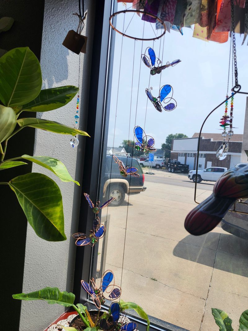BUTTERFLY WINDCHIME - BLUE